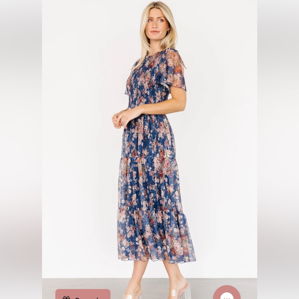 Baltic Born Mara Embroidered Tulle Dress